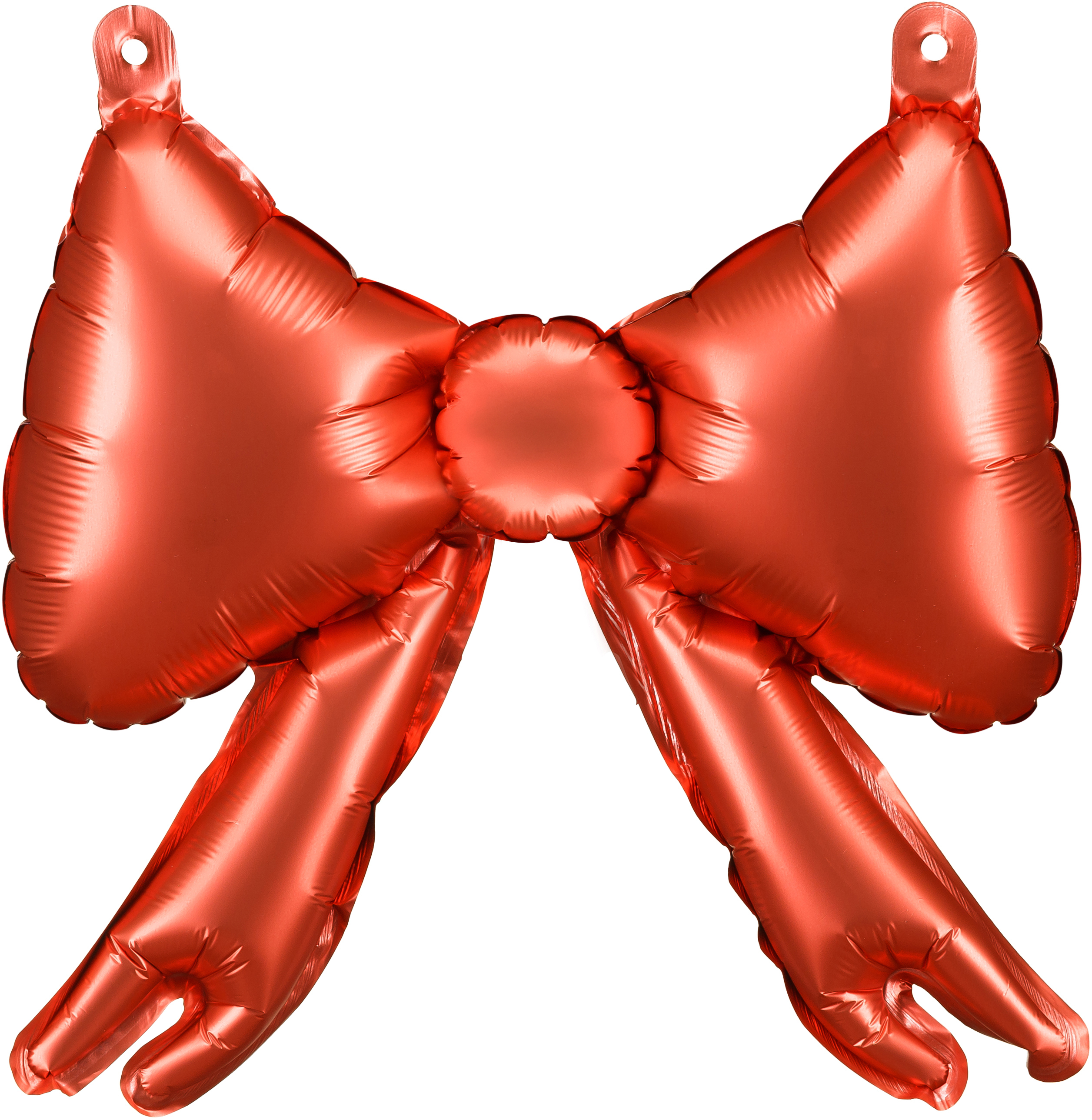 photo PARTYDECO Ballons en plastique 25.5x25cm FB269-007 En forme de nud, rouge 5 pcs