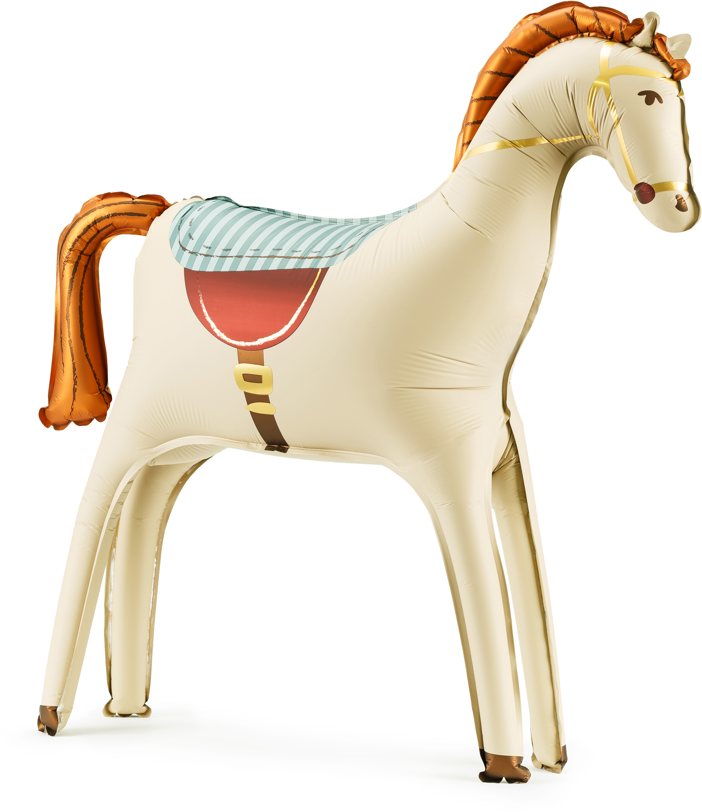 photo PARTYDECO Ballon en aluminium 68cm FB275 Cheval beige