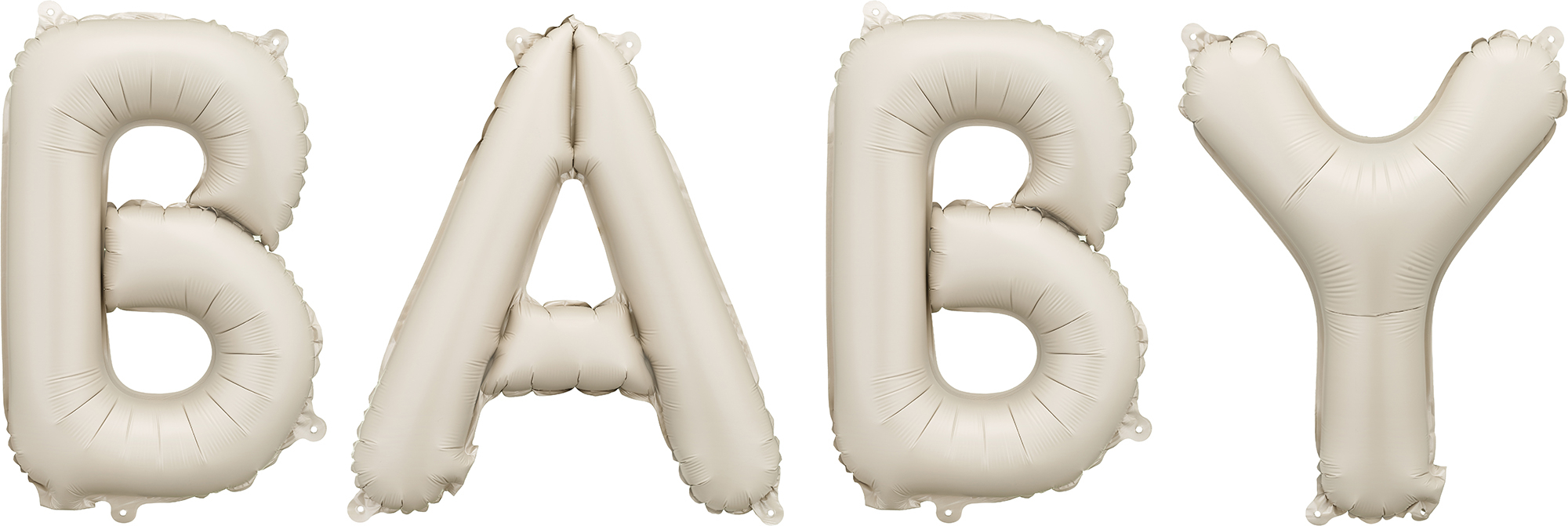 photo PARTYDECO Ballon en plastique 35cm FB277T-013 Baby beige