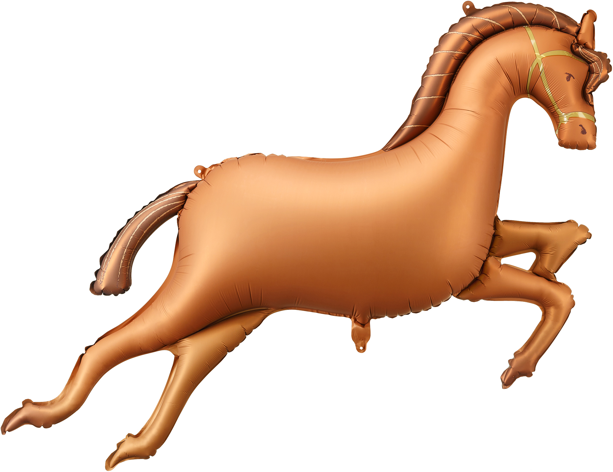 photo PARTYDECO Ballon en aluminium 80cm FB279 Cheval marron