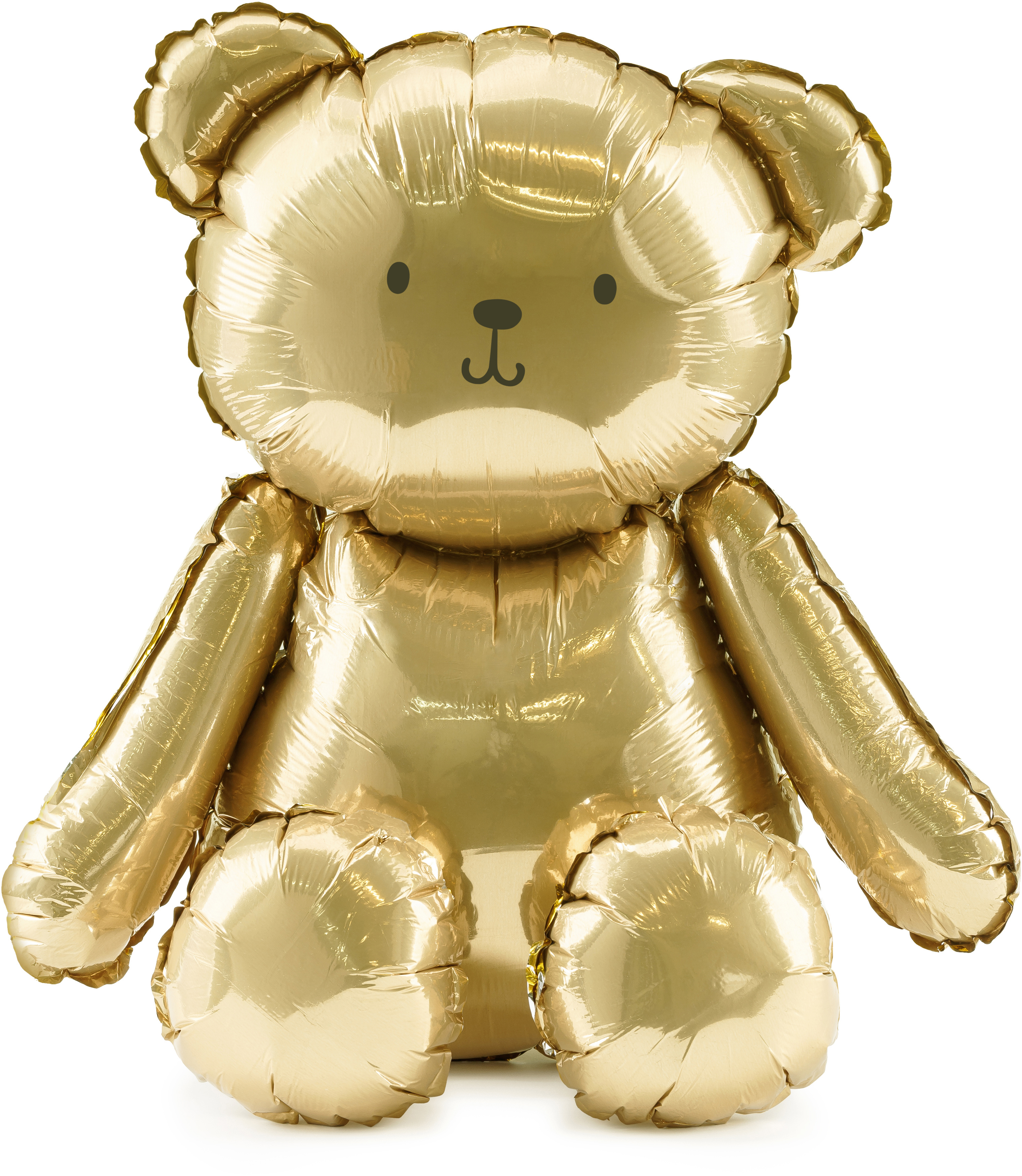 photo PARTYDECO Ballon en plastique 42cm FB286-019 Ours or