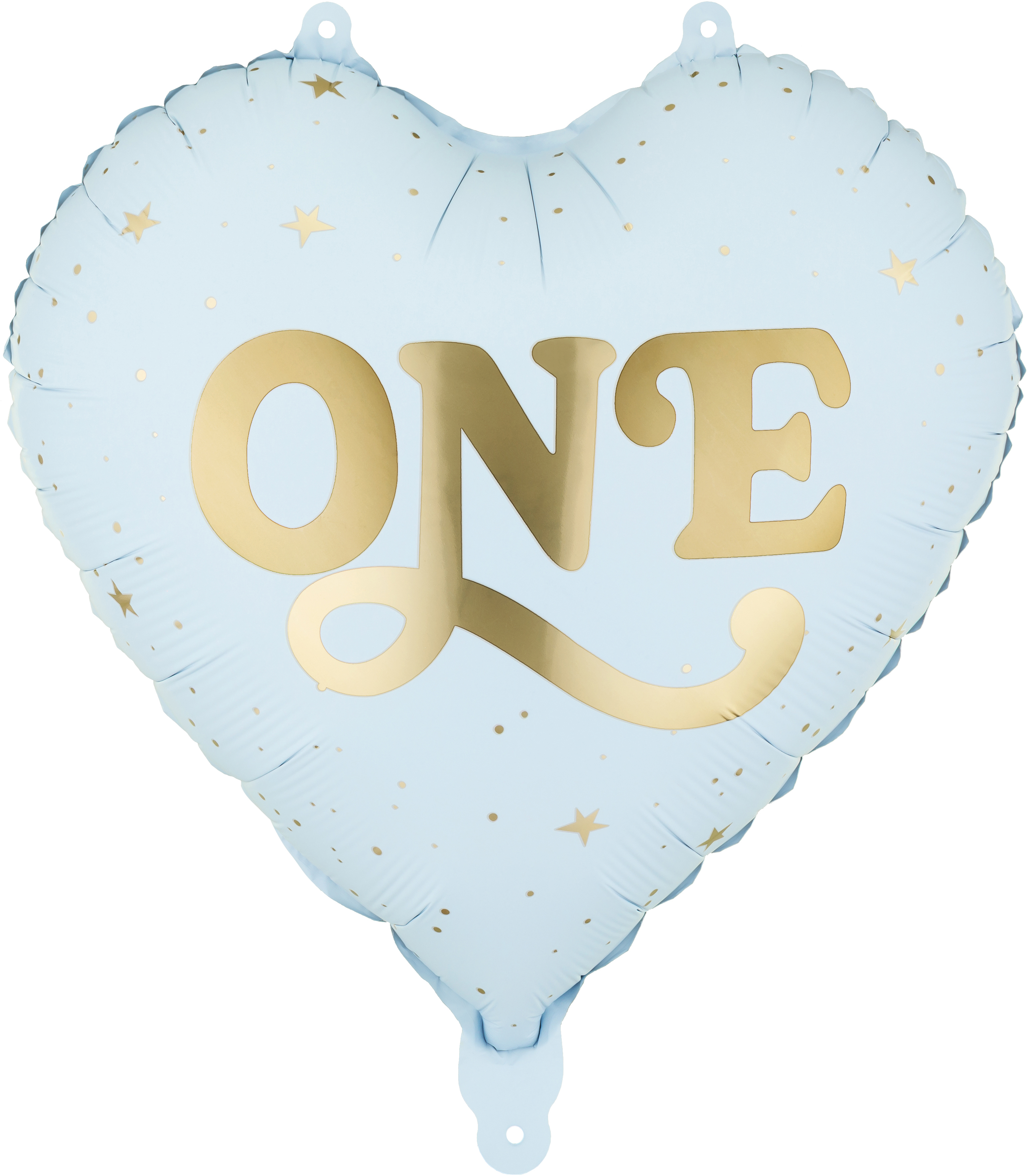 photo PARTYDECO Ballon en plastique 45cm FB390-001J Cur « One » bleu