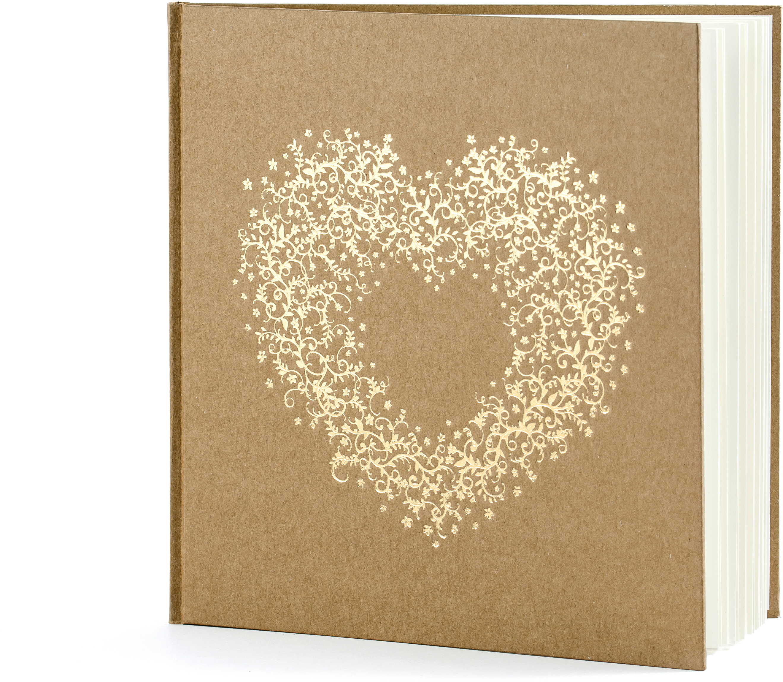 photo PARTYDECO Livre d'or 20.5x20.5cm KWAP48 kraft 44 pages