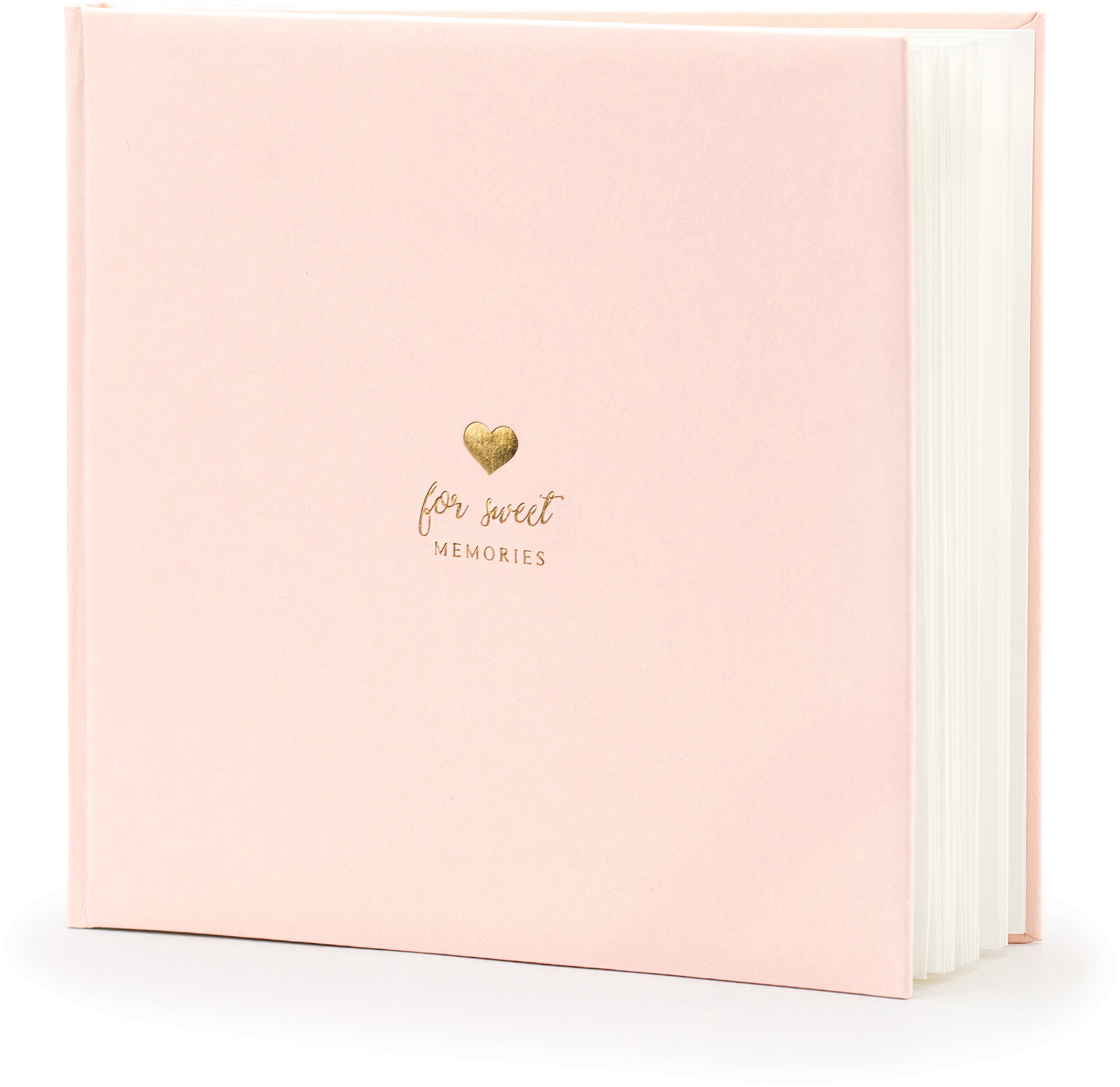 photo PARTYDECO Livre d'or 20.5x20.5cm KWAP52-081P rose poudré 44 pages