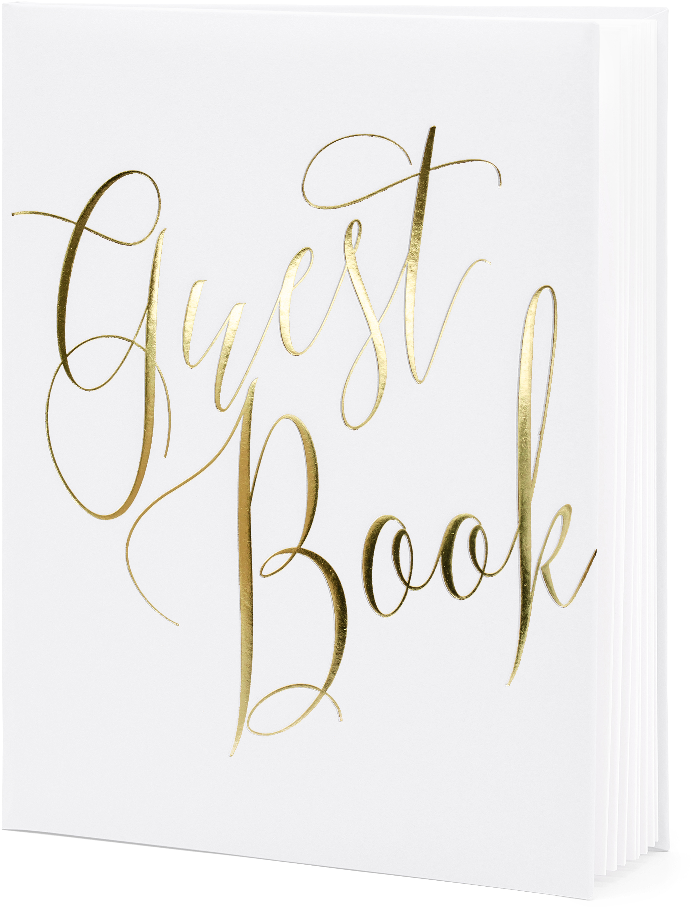 photo PARTYDECO Livre d'or 20x24.5cm KWAP58-008 blanc-or 44 pages