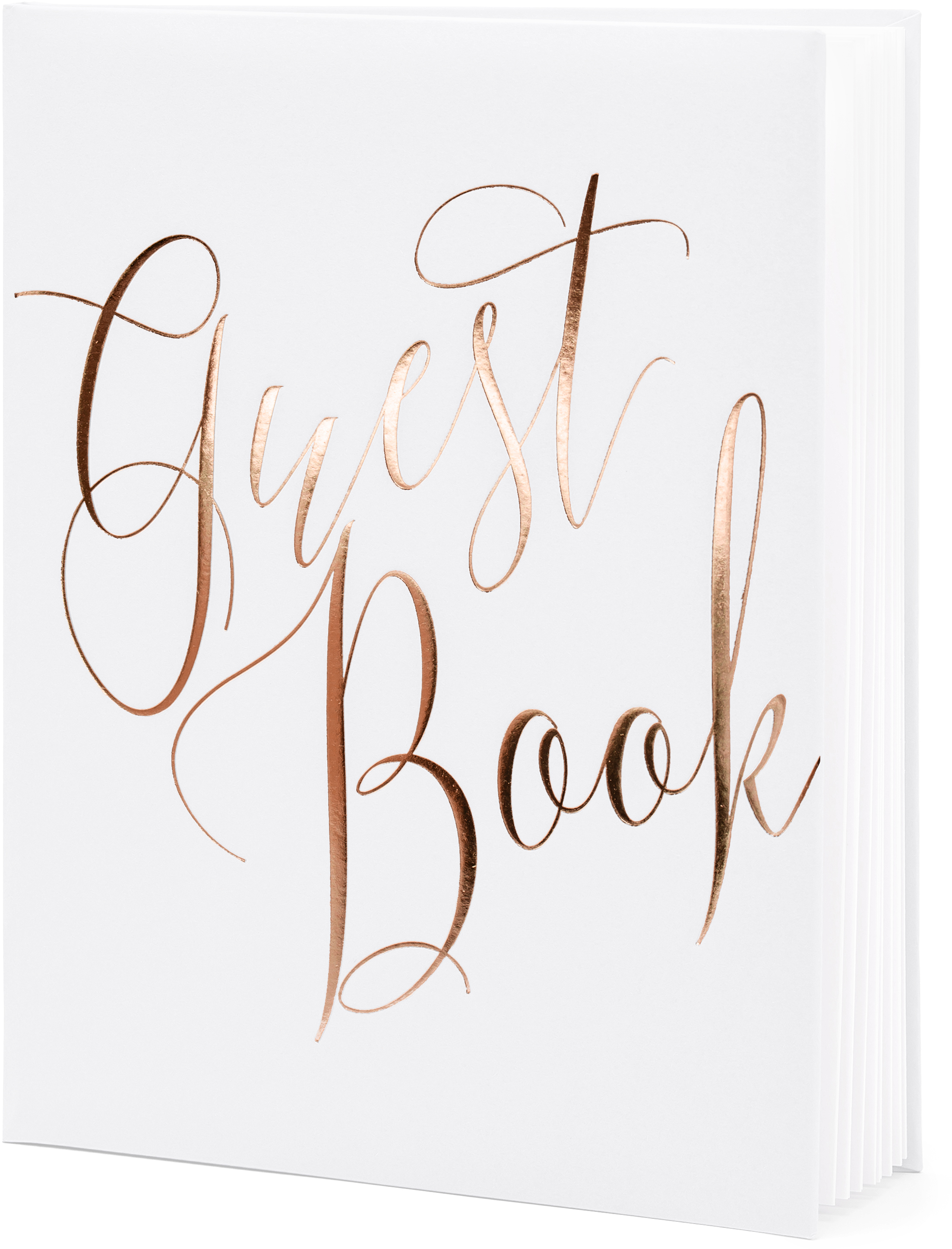 photo PARTYDECO Livre d'or 20x24.5cm KWAP58008019 blanc-or rose 44 pages