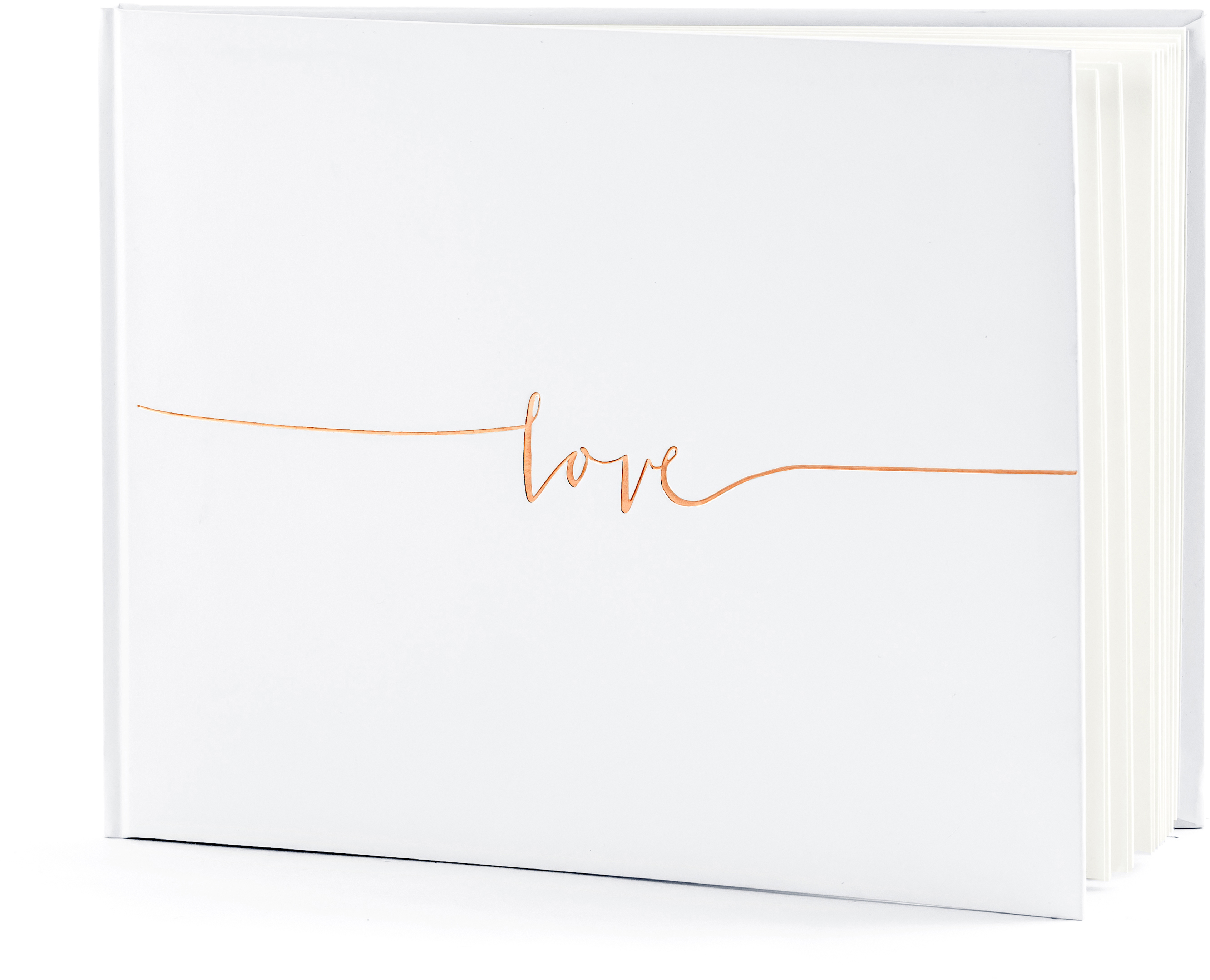 photo PARTYDECO Livre d'or 24x18.5cm KWAP59 blanc-or 44 pages