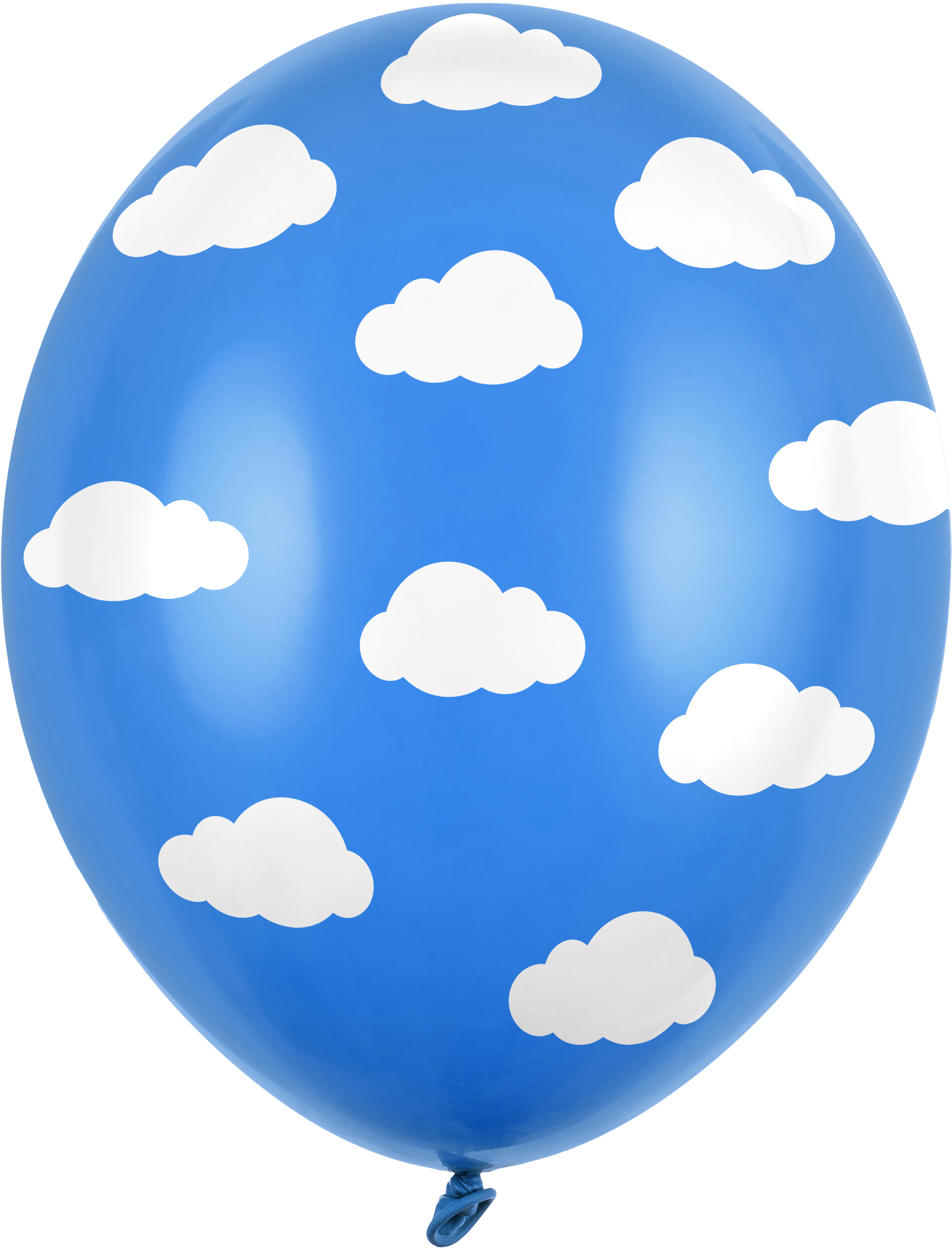 photo PARTYDECO Ballons 30cm SB14P-230-00 Nuages, bleus 6 pièces