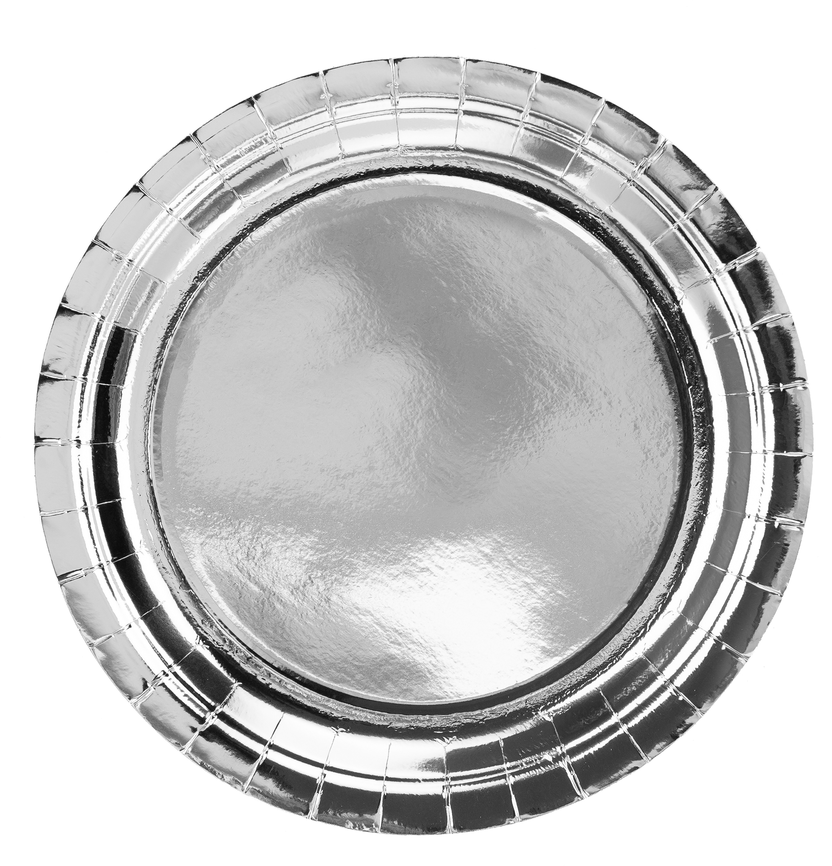 photo PARTYDECO Assiettes 23cm TPP36-018ME argent 6 pièces