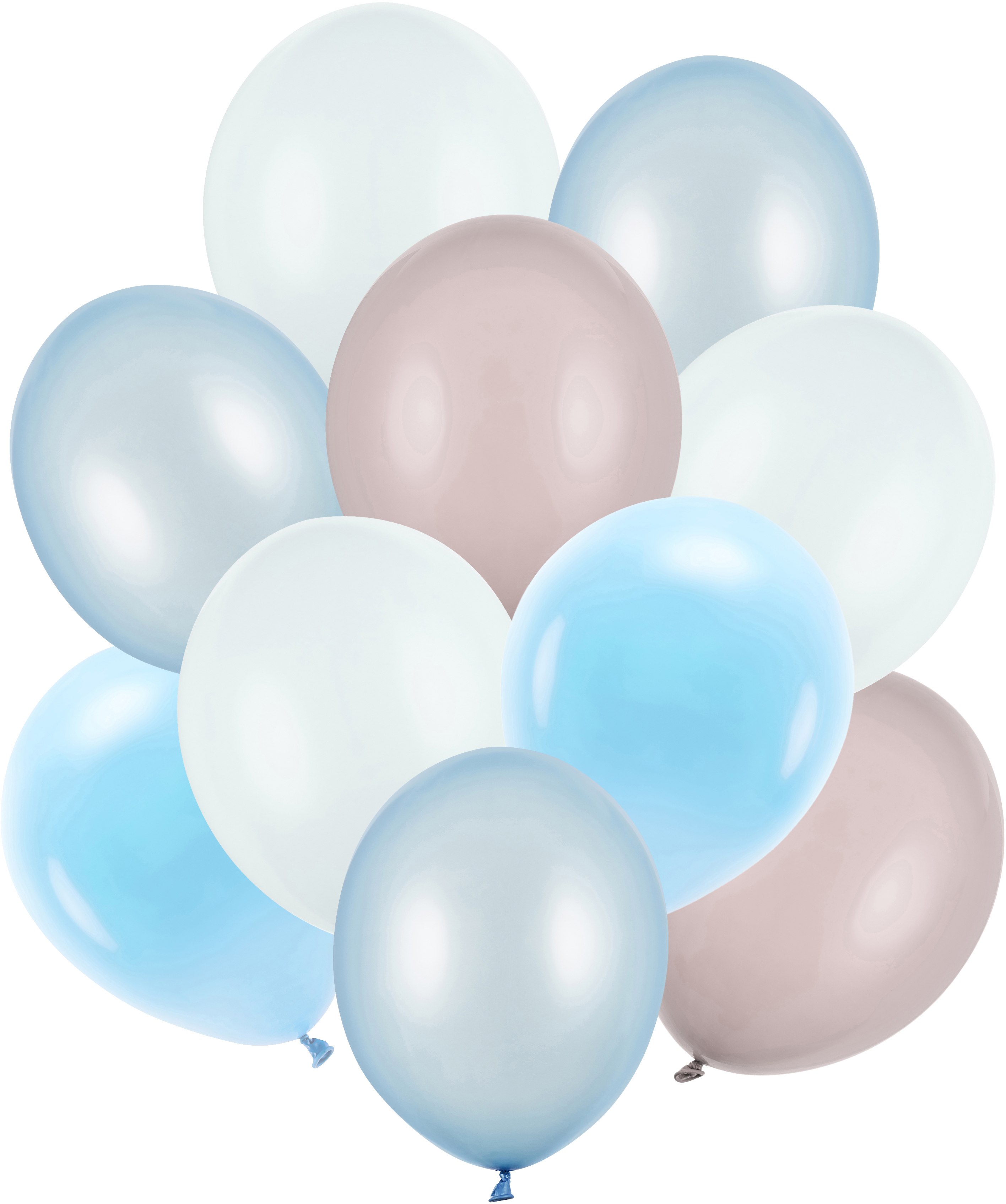 photo PARTYDECO Ballons 30cm ZBL5 bleu, assortis 10 pièces
