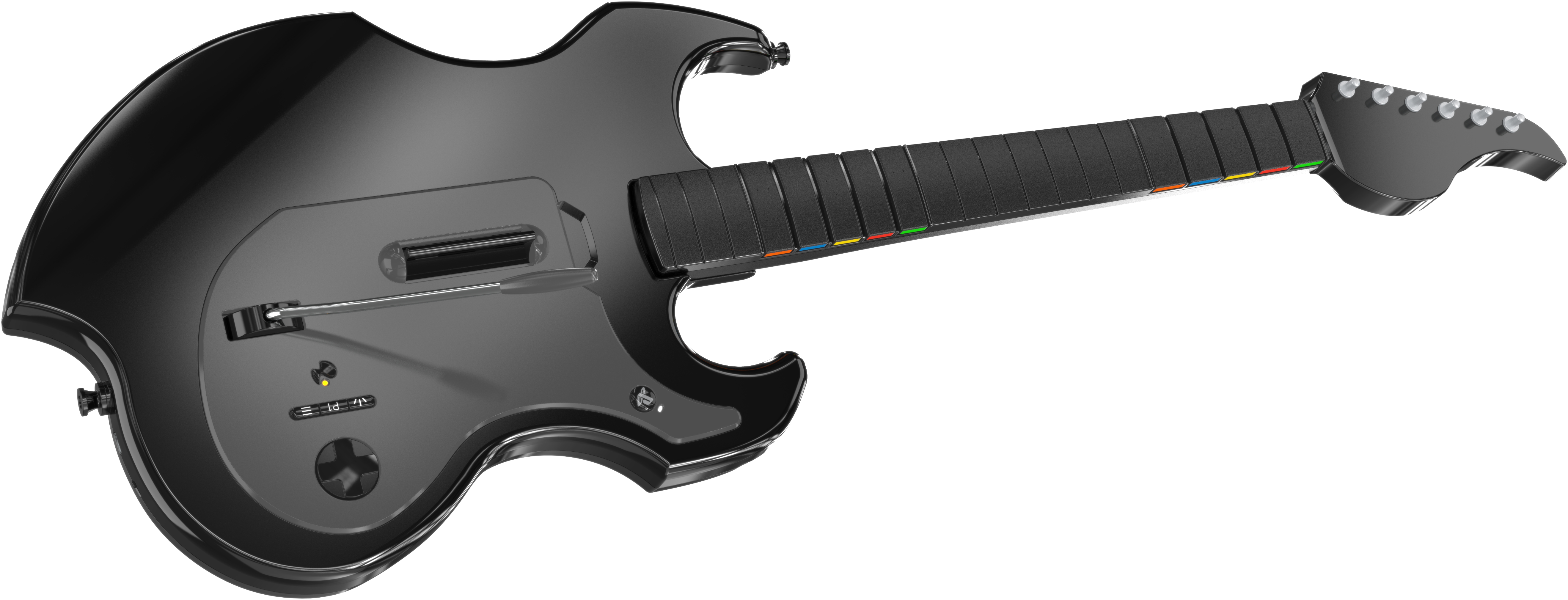 PDP Riffmaster Guitar controller 052-024-BK Wireless, PS5, Black
