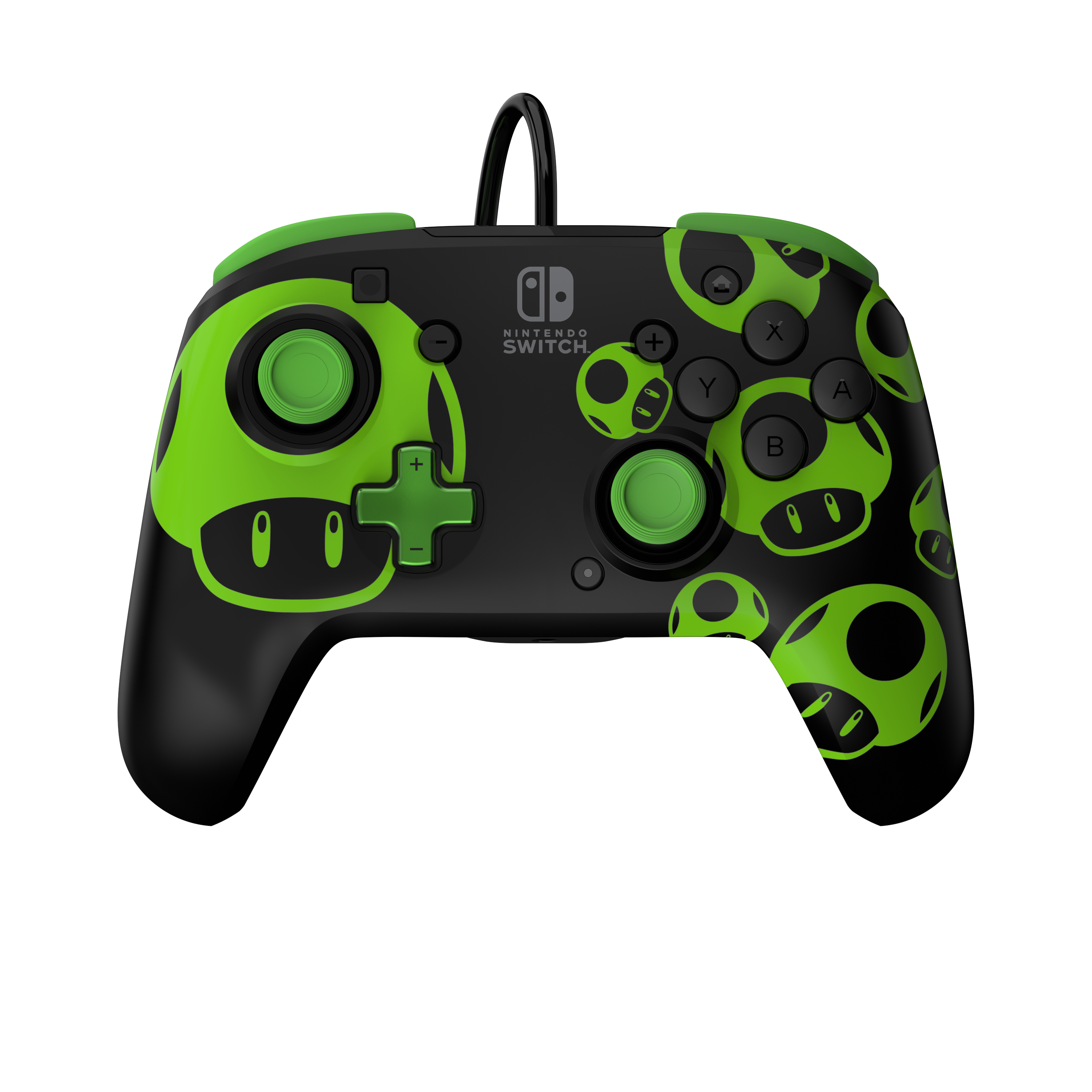 PDP Remacth Wired Controller 500-134-GID NSW, 1uP Glow in the Dark