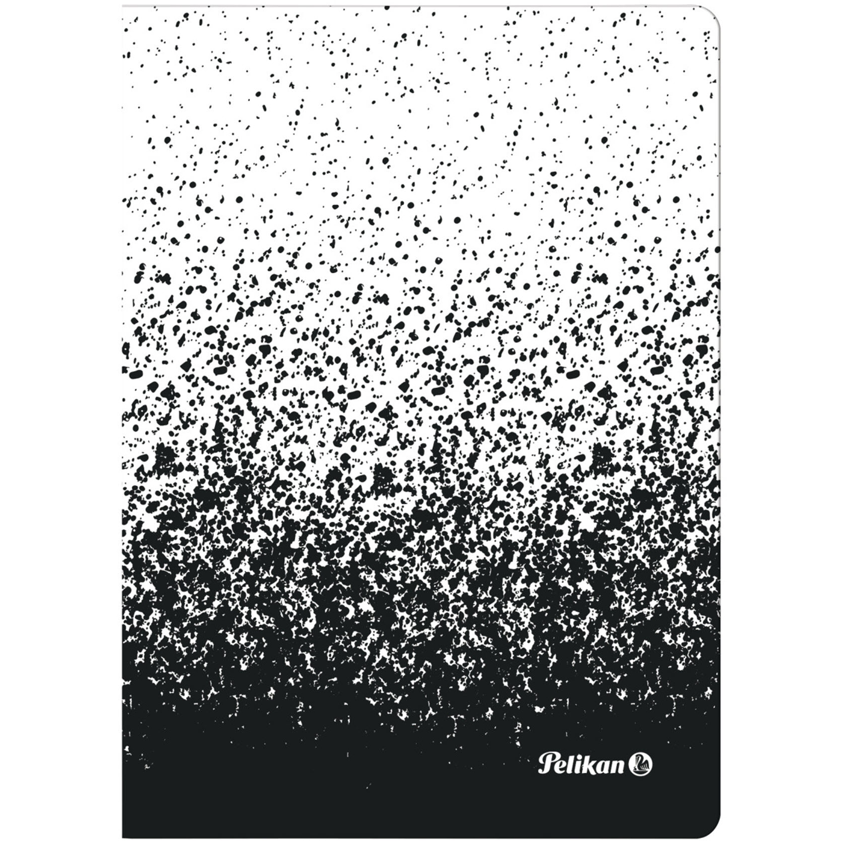 photo PELIKAN Carnet A6 300002335 quadrillé noir/blanc