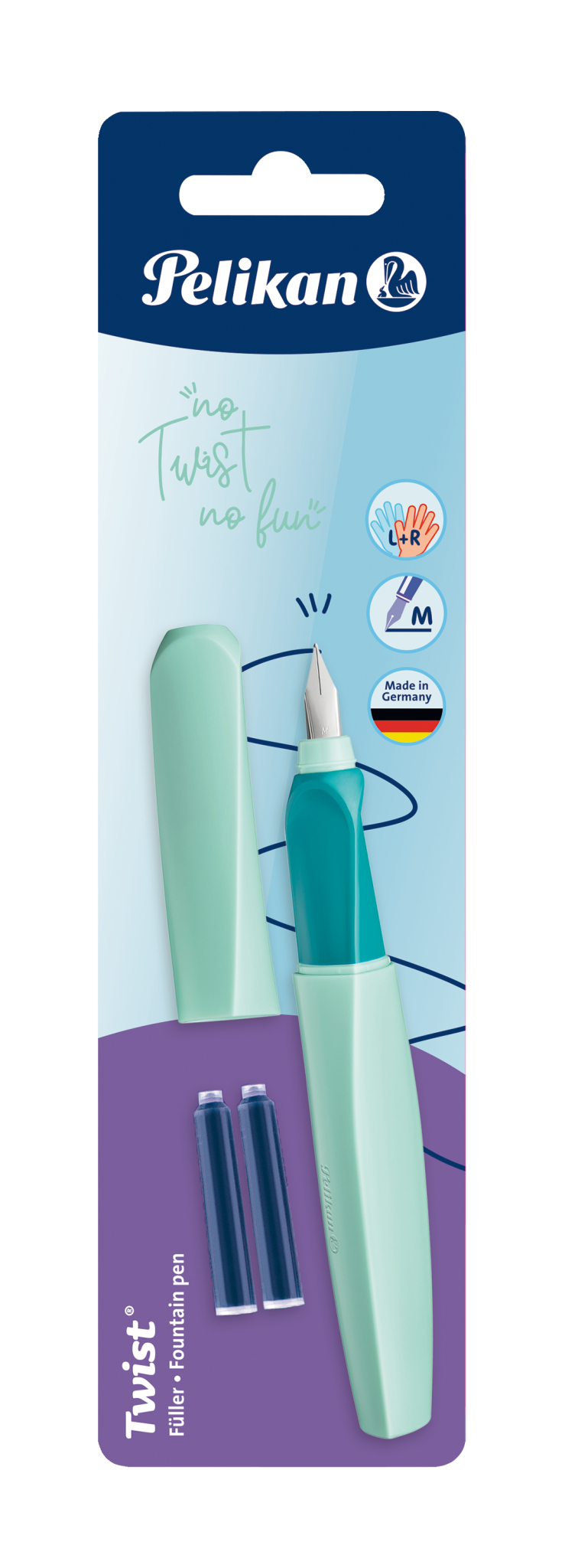 photo PELIKAN Stylo plume Twist M 400195770 Neo Mint