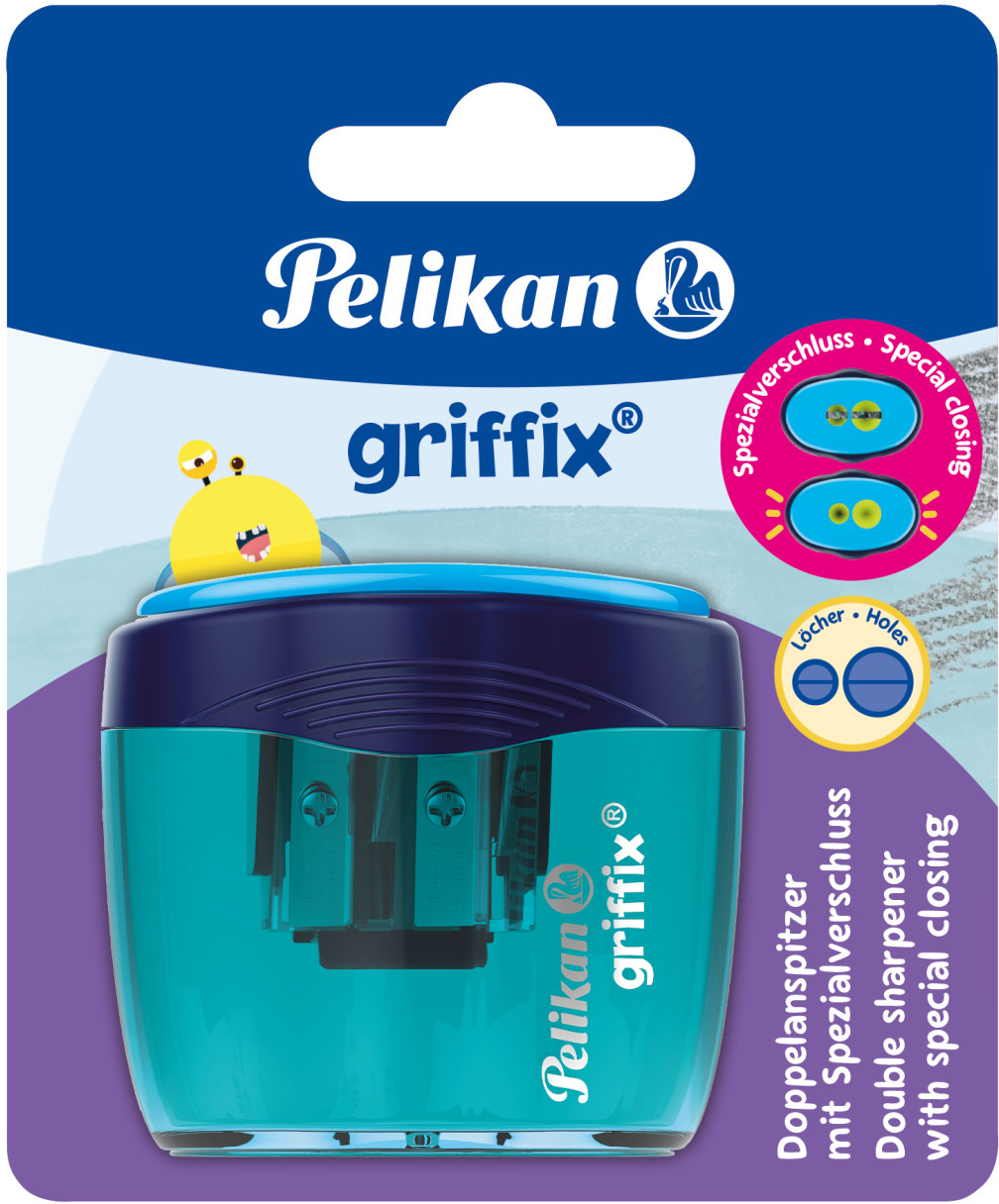 photo PELIKAN Taille-crayon double Griffix 701266 bleu