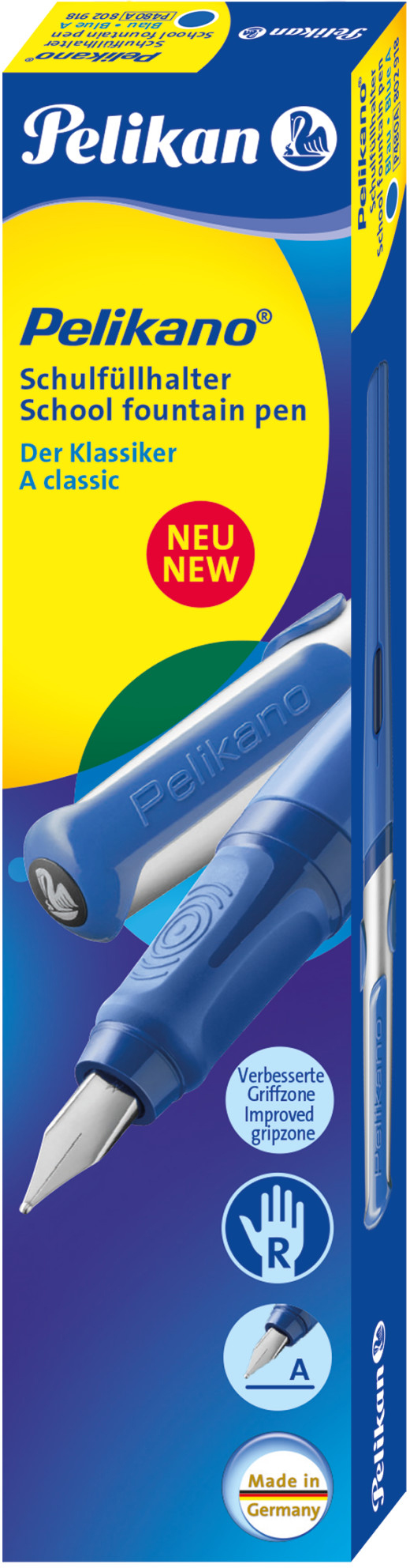 PELIKAN Stylo plume Pelikano P480 A 802918 bleu, pour droitiers