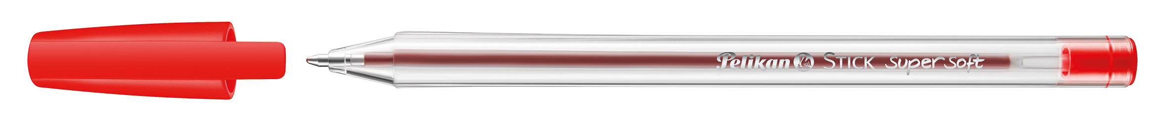 PELIKAN Stylo à bille Stick super 1mm 804394 rouge