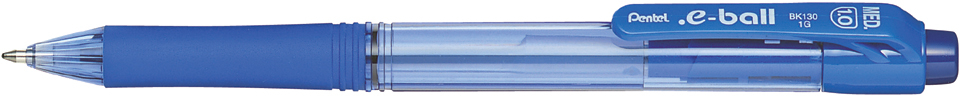 PENTEL Stylo à bille E-Ball 1mm BK130-CO bleu