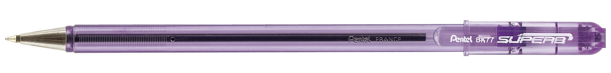 PENTEL Stylo à bille Superb 0.7mm BK77-V violet violet