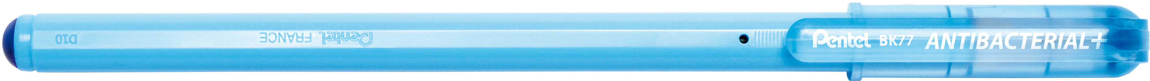 PENTEL Stylo à bille Superb 0.7mm BK77AB-CE bleu, Antibacterial
