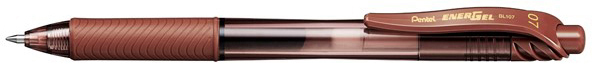 PENTEL Stylo Gel Energel X 0.7mm BL107-EX brun