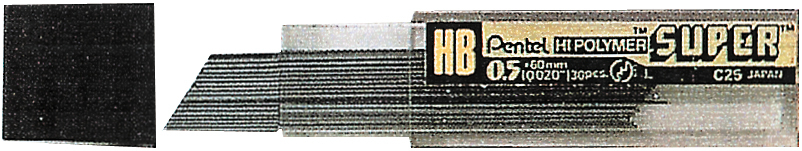 PENTEL Mines HB C25-HBXN 0,5mm 30 pcs.