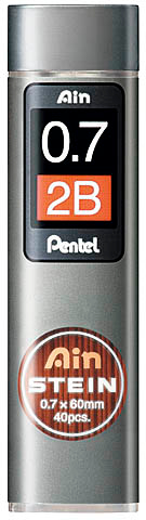 PENTEL Mines AINSTEIN 2B C277-2BO 0,7mm 40 pcs. 0,7mm 40 pcs.