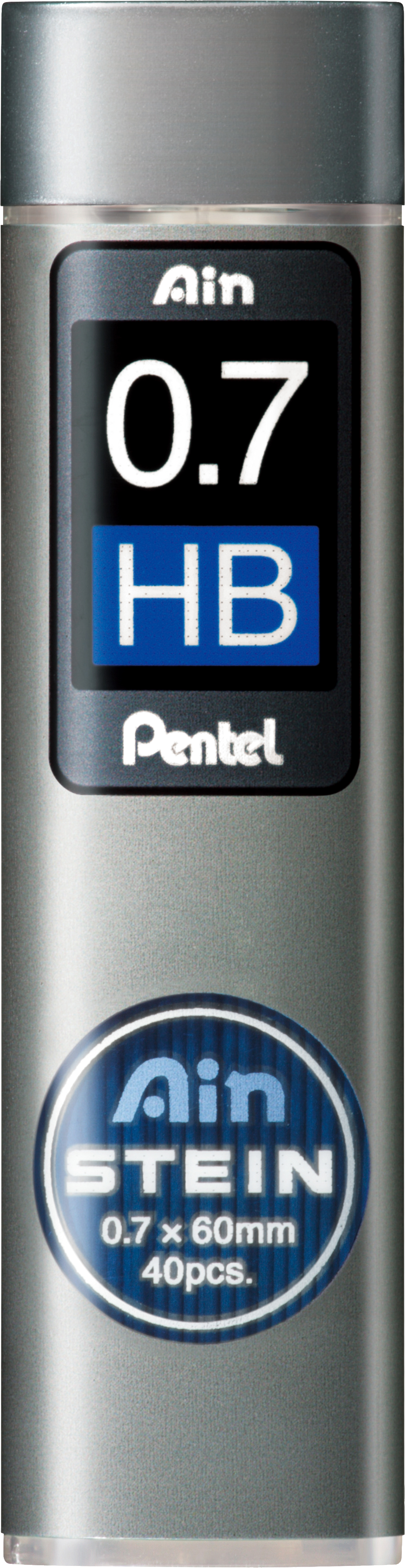 PENTEL Mines crayons AINSTEIN 0.7mm C277-HBO noir/12 pcs. HB