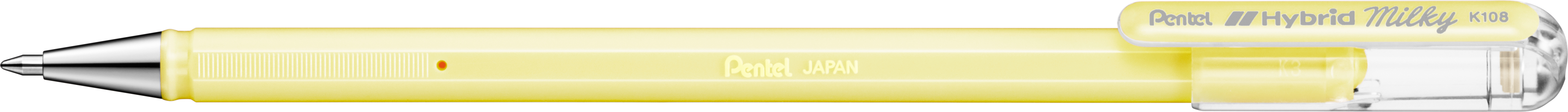 PENTEL Roller Hybrid Metal 0.8mm K108-PG pastell jaune