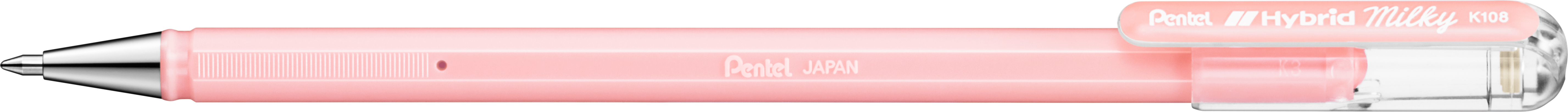 PENTEL Roller Hybrid Metal 0.8mm K108-PP pastell rosa pastell rosa