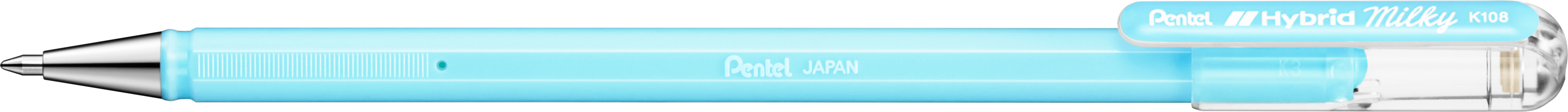 PENTEL Roller Hybrid Metal 0.8mm K108-PS pastell bleu claire