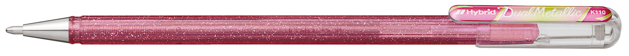 PENTEL Roller Hybrid Metal 1mm K110-DMPX pink/vert/or