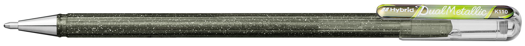 PENTEL Roller Hybrid Metal 1mm K110-DMZX argent/cuivre/vert