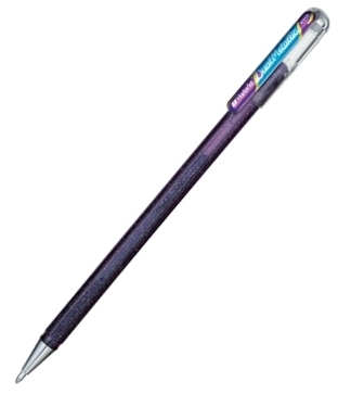 PENTEL Roller Hybrid Dual Metallic K110-DVX violet/metallic bleu 1.0mm