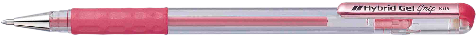 PENTEL Roller Hybrid 0,8mm K118-MB métalic-rouge métalic-rouge