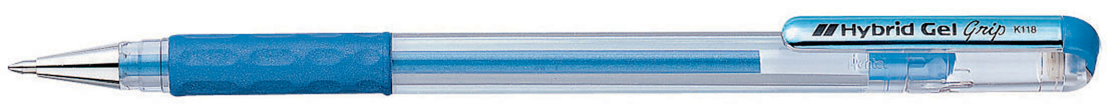 PENTEL Roller Hybrid 0,8mm K118-MC métalic-bleu