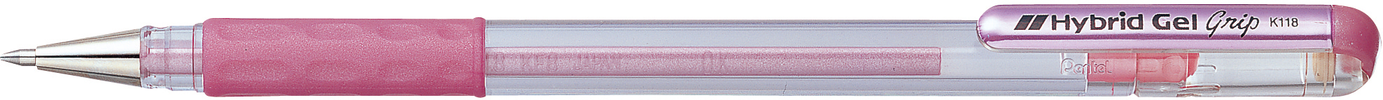 PENTEL Roller Hybrid 0,8mm K118-MP métalic-pink