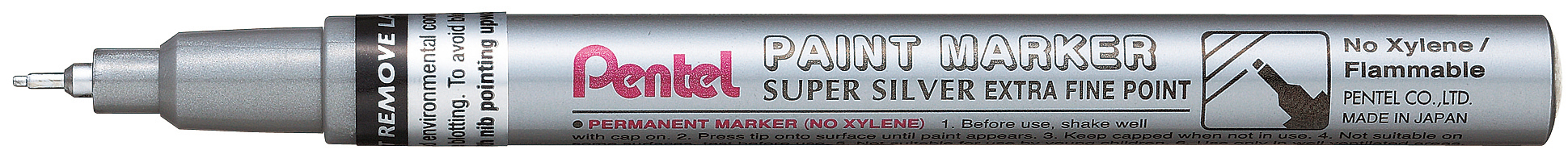 PENTEL Paint Marker 0,7mm MFP10Z argent