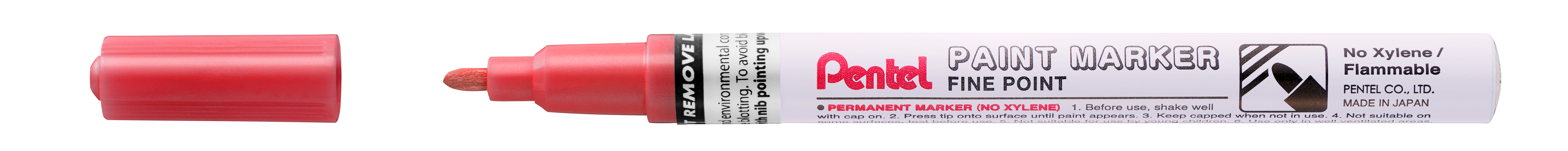 PENTEL Paint Marker 1.5mm MSP10-MB rouge métallique