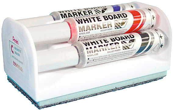 PENTEL Whiteboard Marker 6mm MWL5M4BOX 4 colours, box 4 colours, box