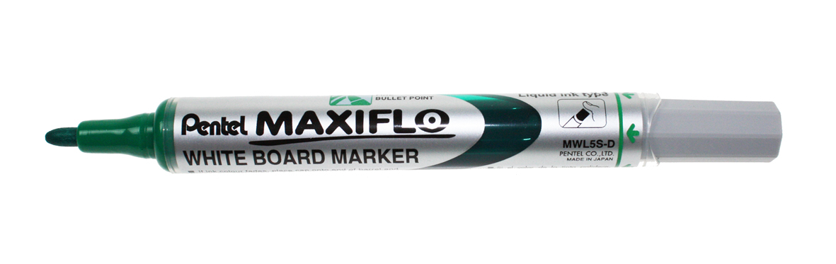 PENTEL Whiteboard Marker MAXIFLO 4mm MWL5S-D vert