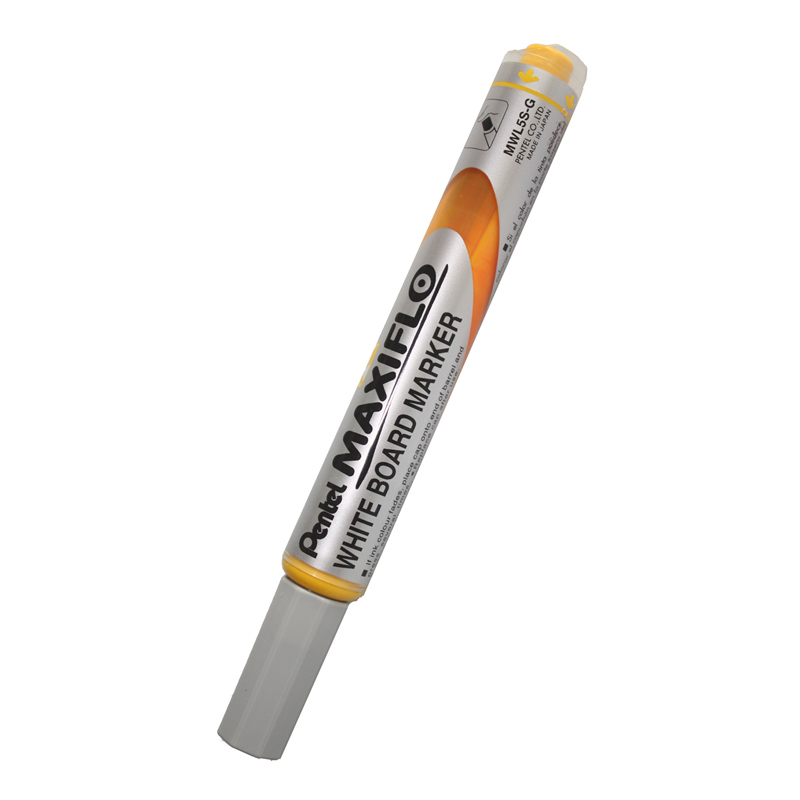 PENTEL Whiteboard Marker MAXIFLO 4mm MWL5S-G jaune