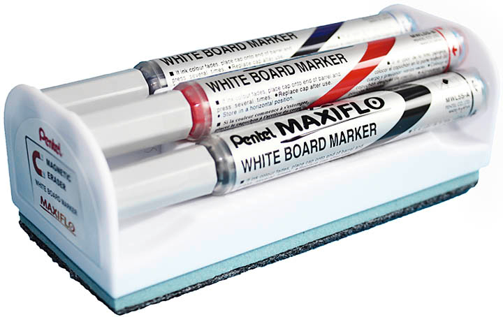 PENTEL Whiteboard Marker 4mm MWL5S4BOX 4 Farben, Box