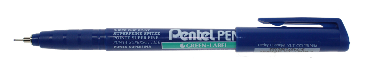 PENTEL Super Fine Green Label 0,4mm NMF50-CO bleu