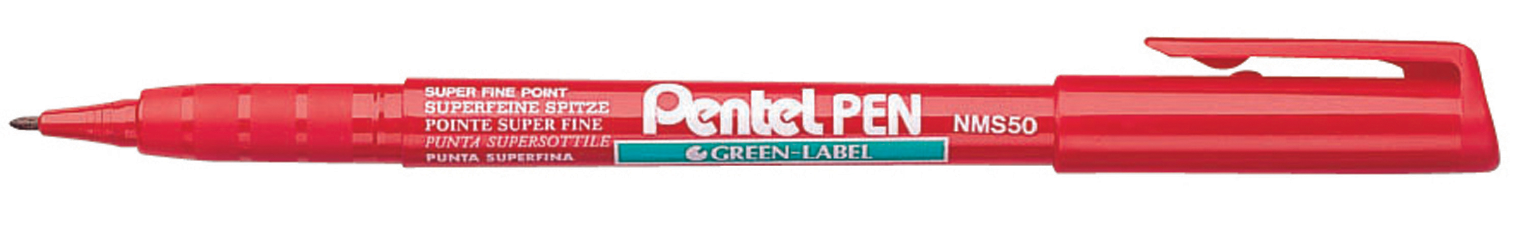 PENTEL Marker Green Label M NMS50-BO rouge