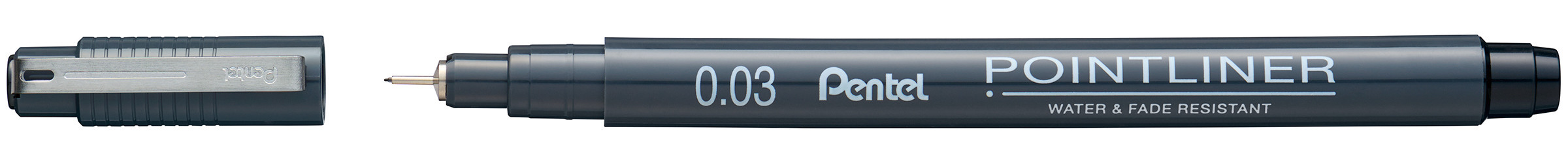 PENTEL Fineliner Pigment 0.03 mm S20P-03A POINTLINER, noir