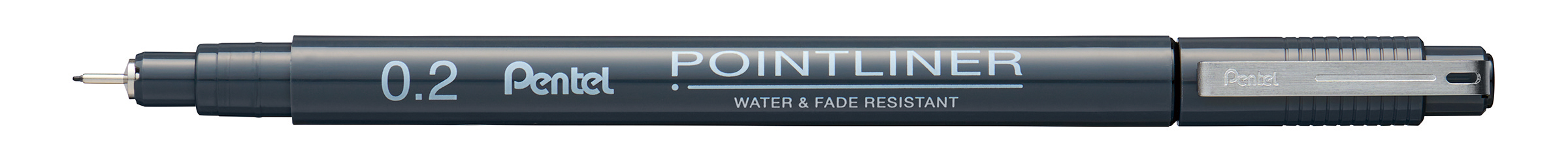 PENTEL Fineliner Pigment 0.2 mm S20P-2A POINTLINER, noir POINTLINER, noir