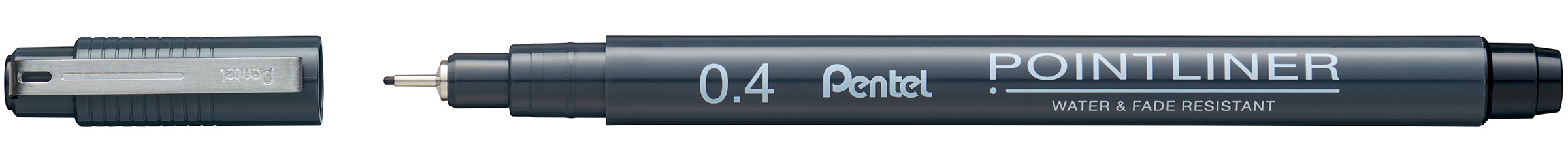 PENTEL Fineliner Pigment 0.4 mm S20P-4A POINTLINER, noir
