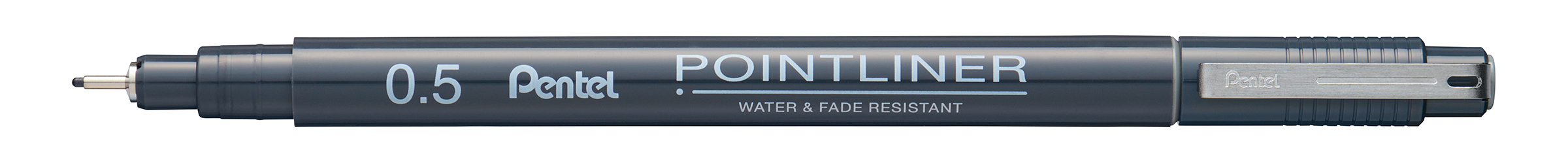 PENTEL Fineliner Pigment 0.5 mm S20P-5N POINTLINER, gris