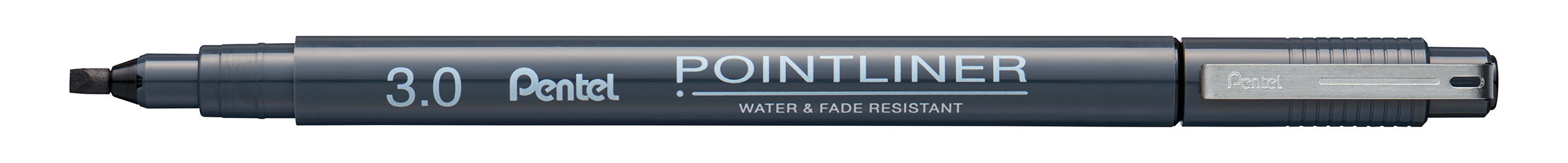 PENTEL Fineliner Pigment 3.0 mm S20P-C3A POINTLINER, noir